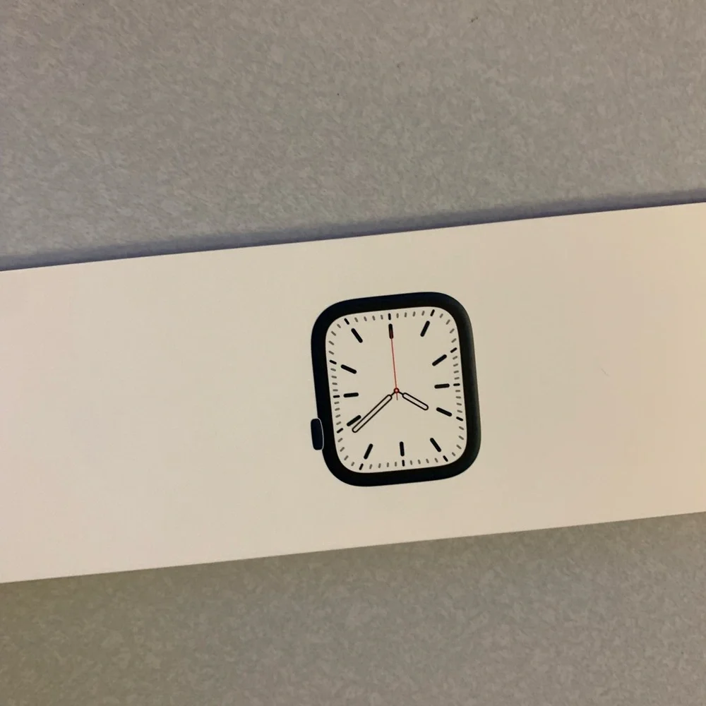 Apple Watch Series 7 45mm Midnight Aluminum Sport Band + GPS Original Apple Box